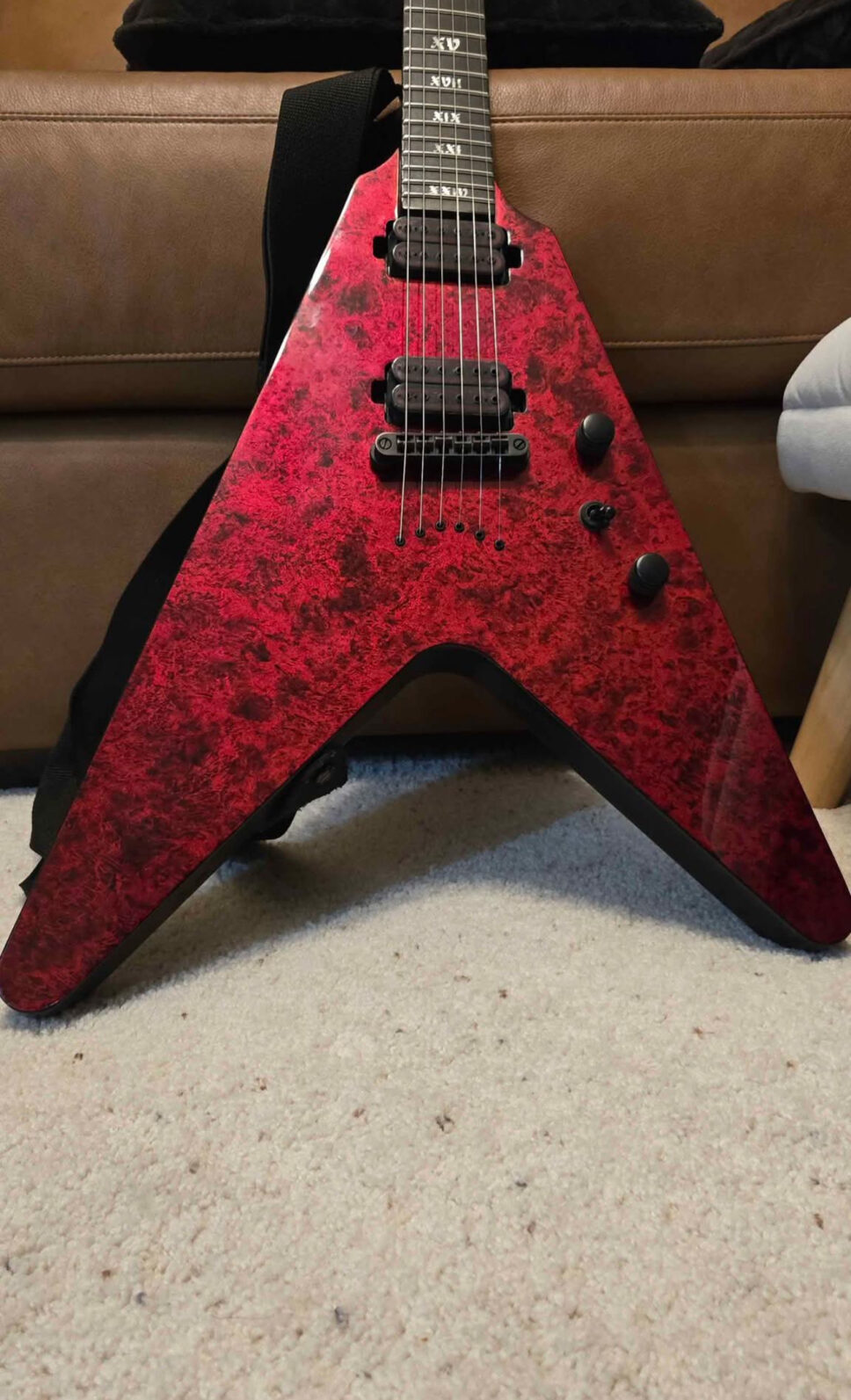 Schecter V-1 Apocalypse Red Reign