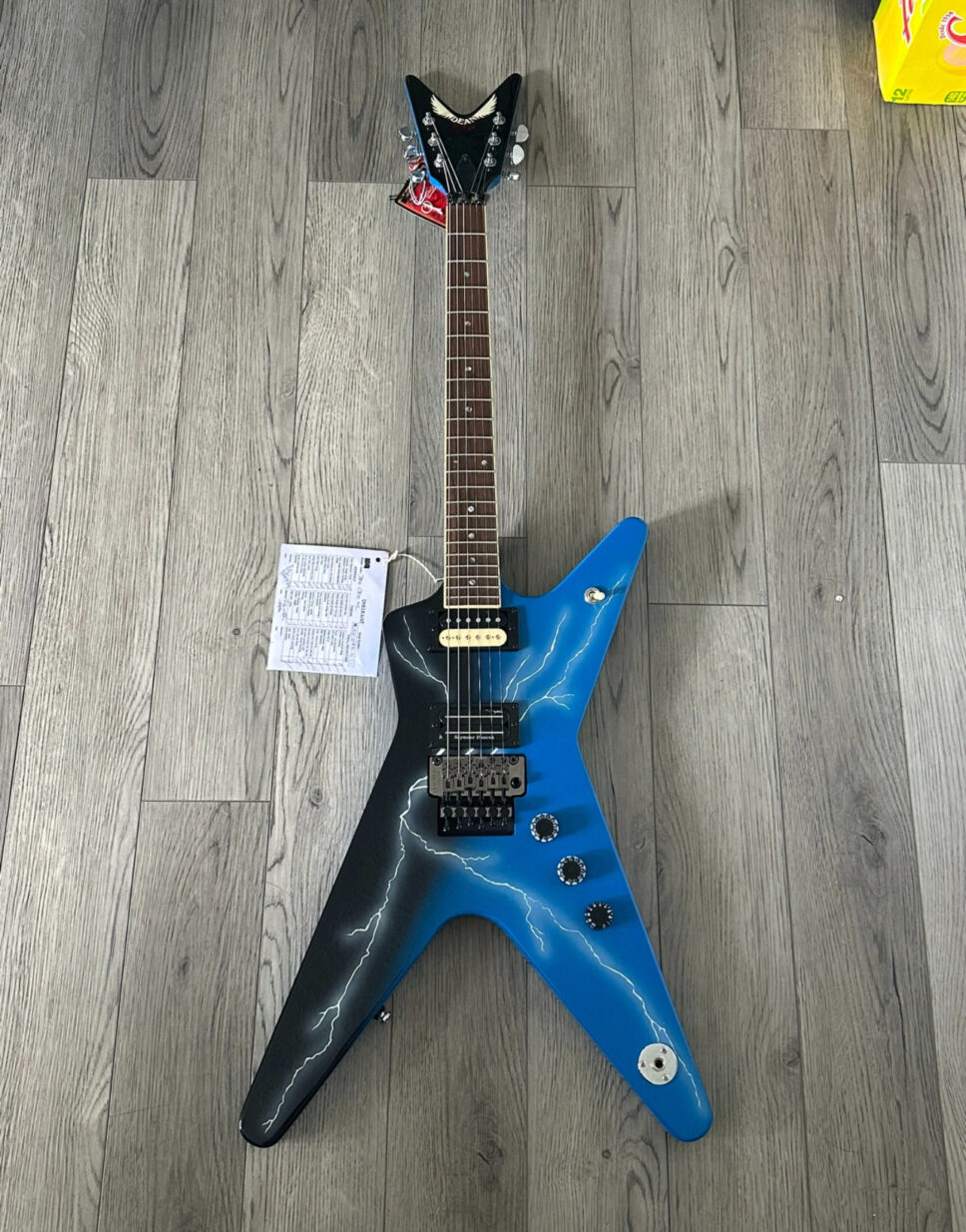 Dimebag Dime from Hell Lightning guitar by Dean
