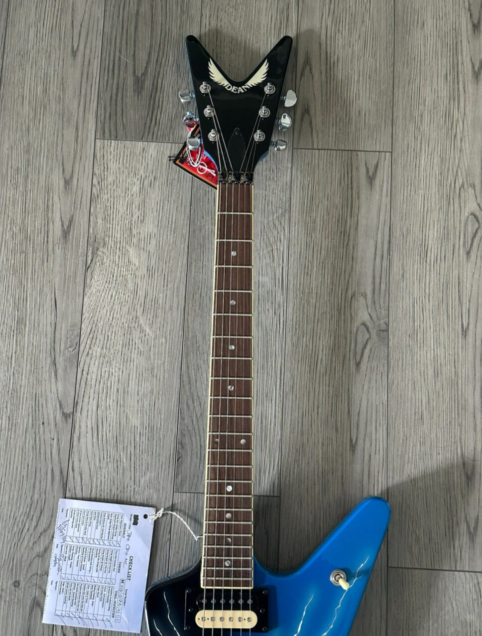 Dimebag Dime from Hell Lightning guitar by Dean