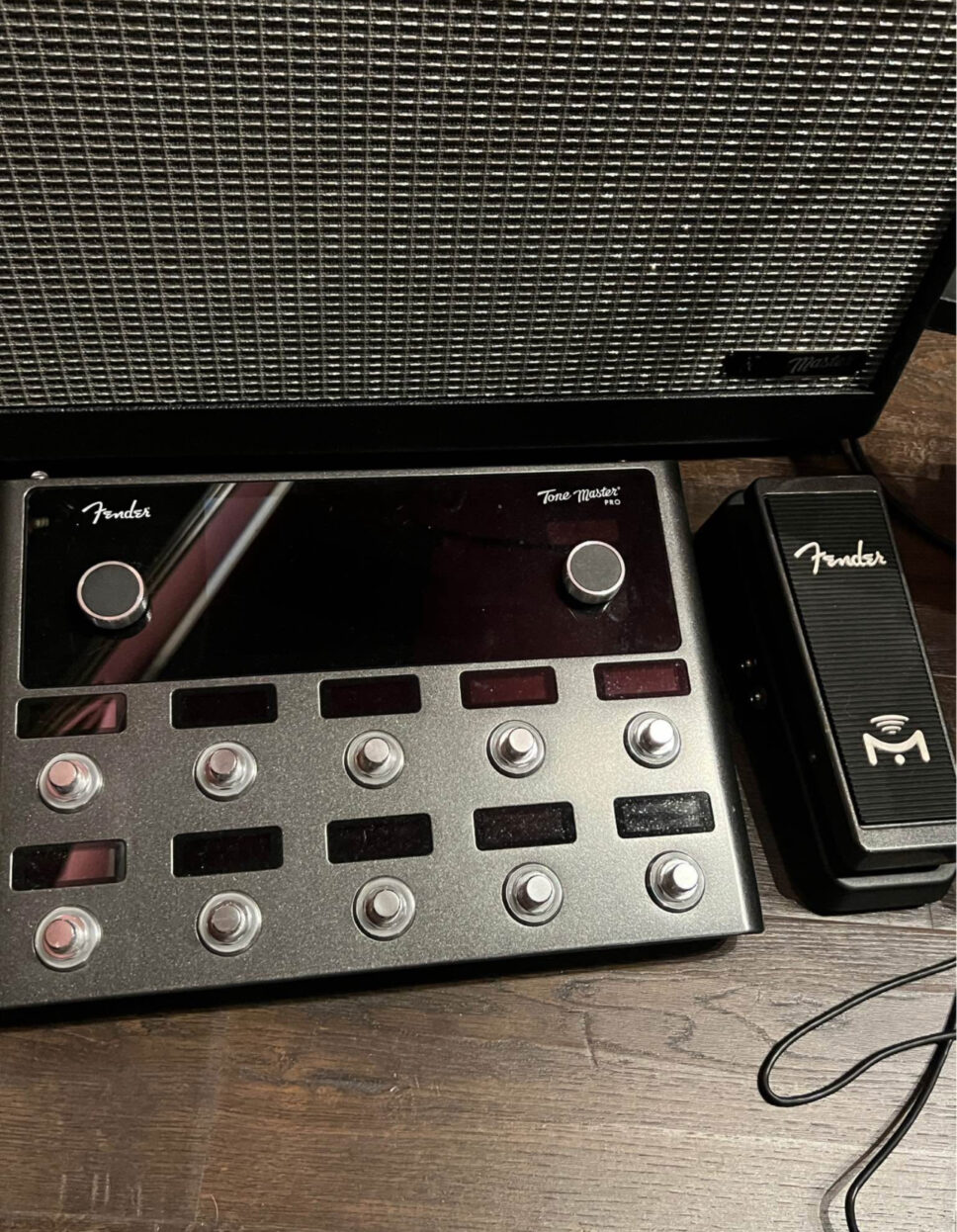 Fender Tone Master Pro w/ cabinet and wah pedal