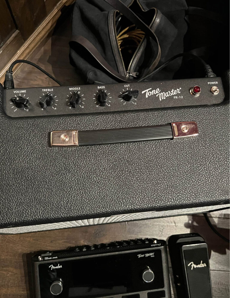 Fender Tone Master Pro w/ cabinet and wah pedal