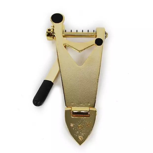 Bigsby® B6G Gold Tremolo Vibrato Tailpiece~Gretsch Logo~New