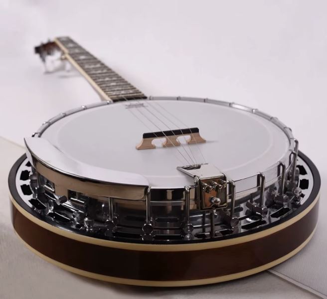 Banjo Personnalisé avec Touche en Rose