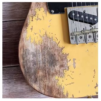 Guitare Personnalisée Fait Main