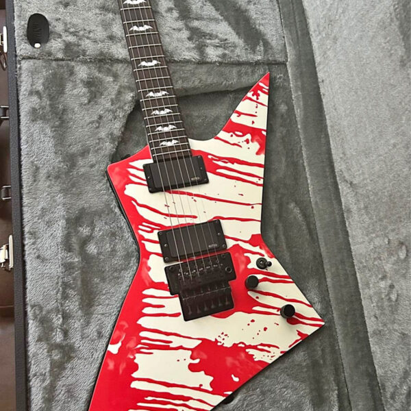 ESP LTD DJ600 Dan Jacobs EX blood splatter