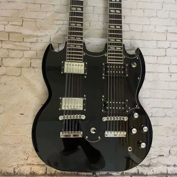 Guitare Électrique Double Extrémité 12+6 Accords