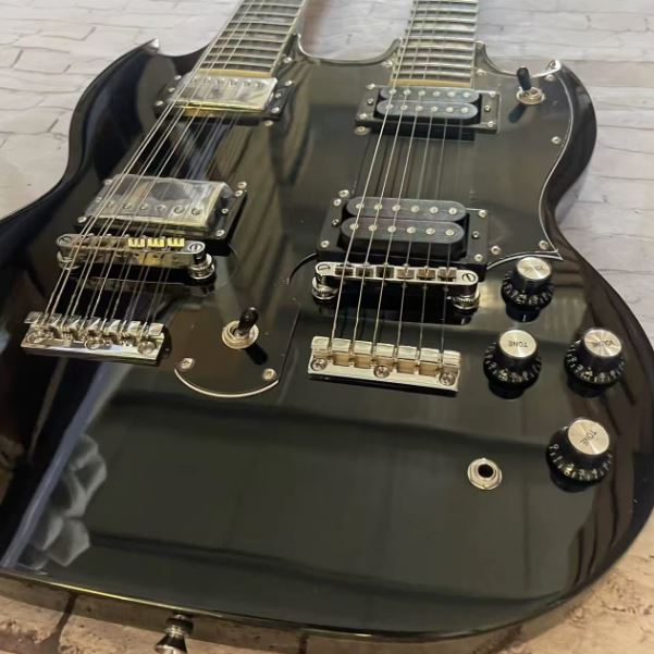 Guitare Électrique Double Extrémité 12+6 Accords
