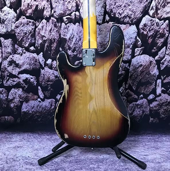 Guitare Basse Électrique Fait à la Main