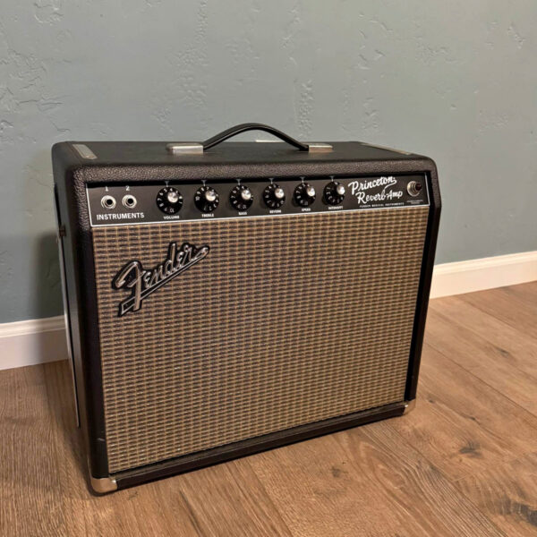 Fender 65 Princeton Reverb reissue 12” Creamback. Drz atten