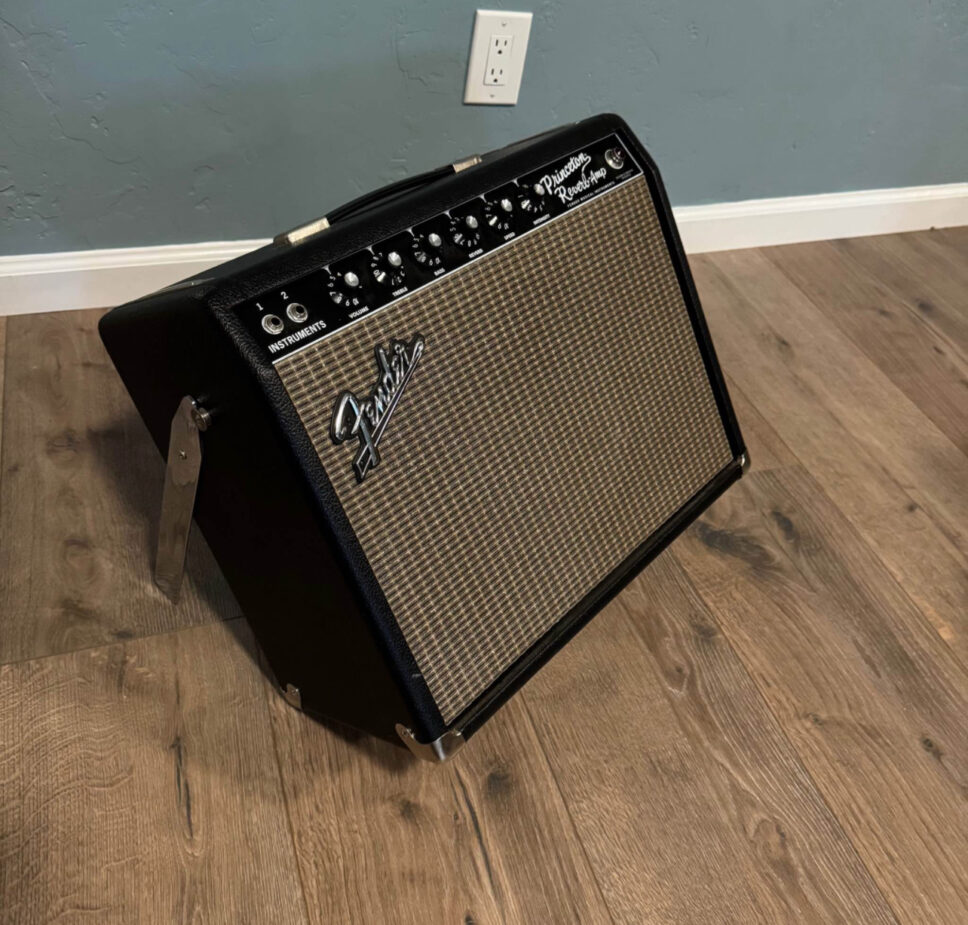 Fender 65 Princeton Reverb reissue 12” Creamback. Drz atten