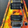 Mint! Dean Razorback V255 Electric Guitar With Original Case