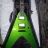 Gibson Flying V EXP Dave Mustaine ATG Alien Tech Green w/EMG