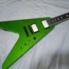 Gibson Flying V EXP Dave Mustaine ATG Alien Tech Green w/EMG