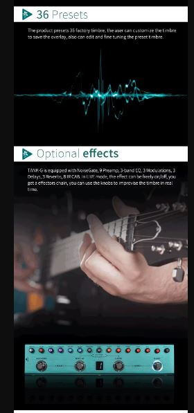Multi-effets pour guitare et basse