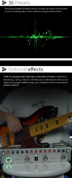 Multi-effets pour guitare et basse