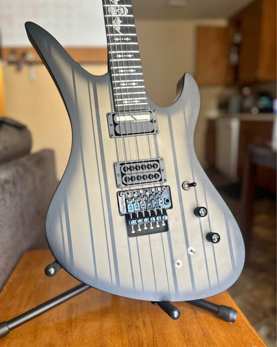 Schecter synyster gates rare dark earth burst finish custom