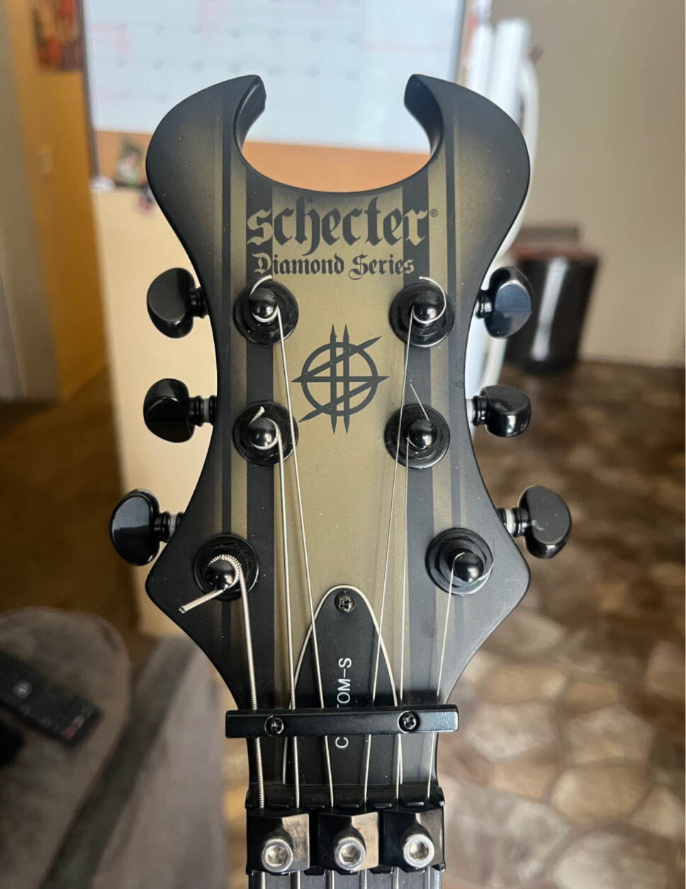 Schecter synyster gates rare dark earth burst finish custom