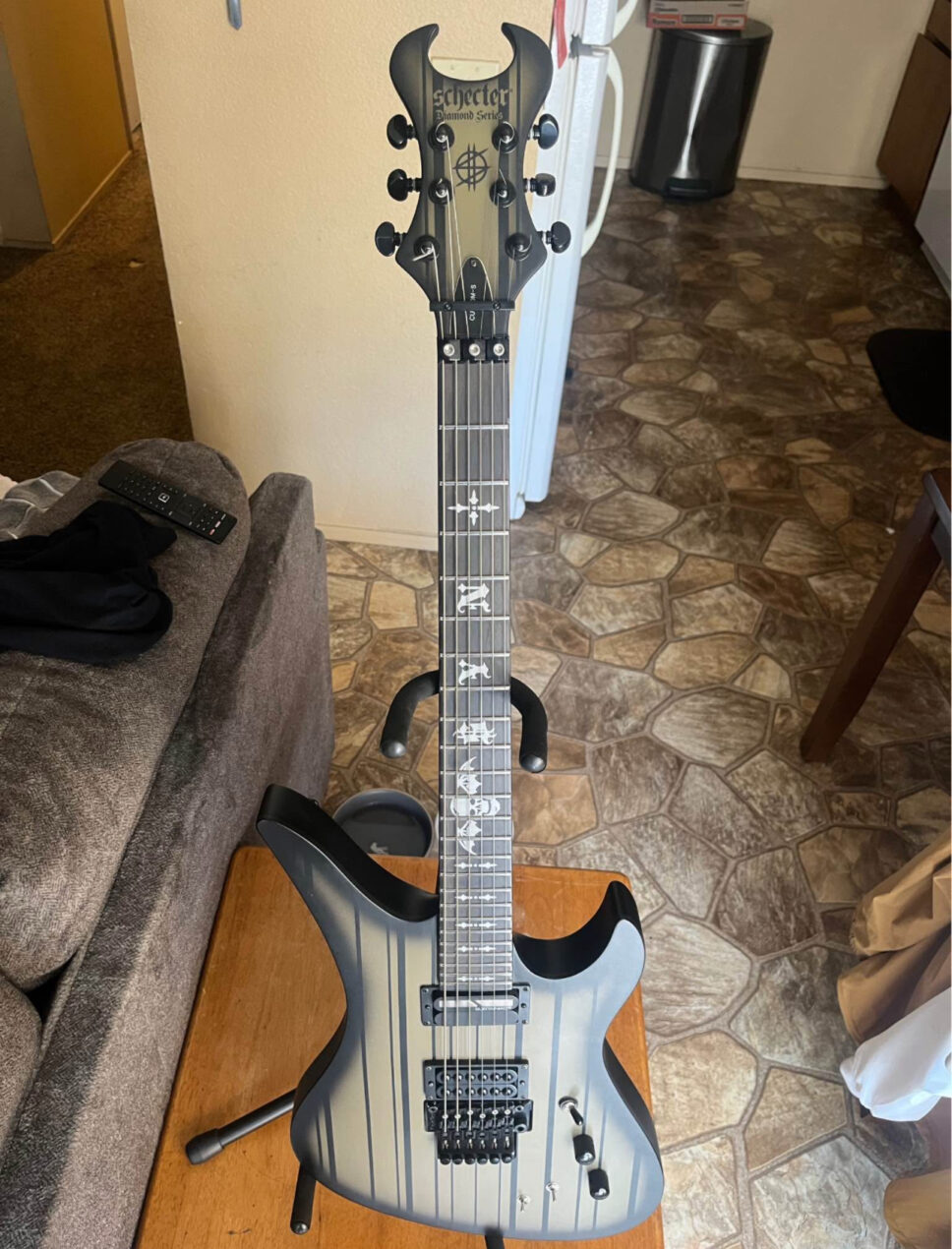 Schecter synyster gates rare dark earth burst finish custom