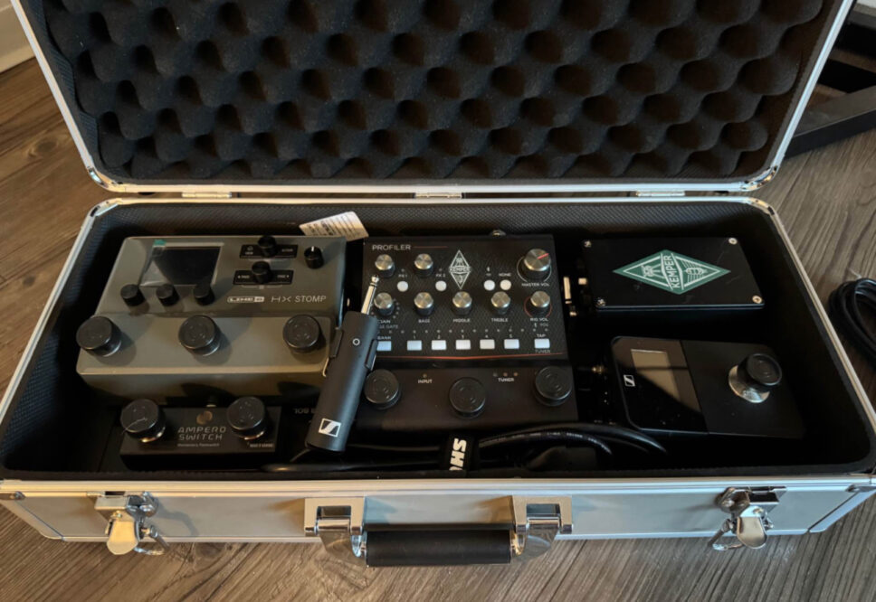 Guitar Hybrid pedalboard